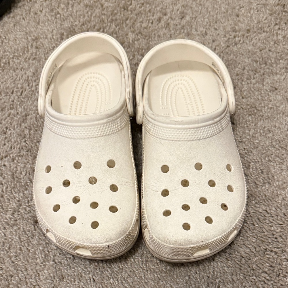 CROCS white clogs